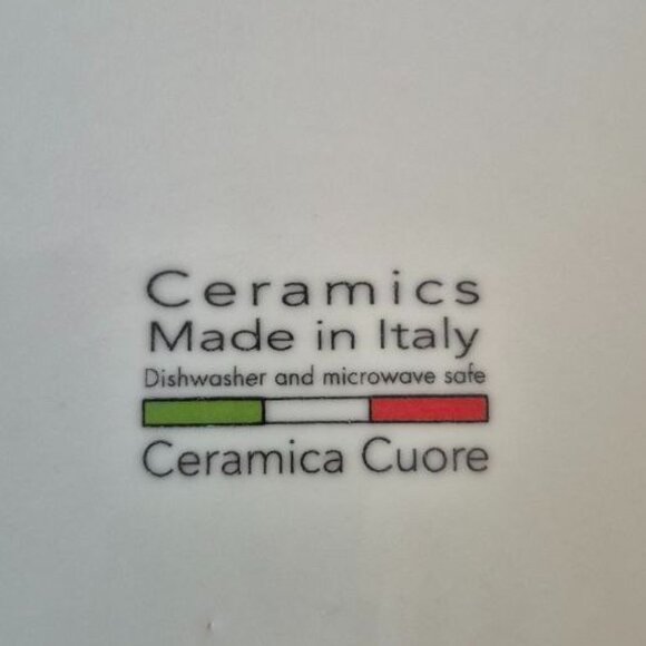 Ceramica Cuore Ceramic trivet Cheese Board Lemon Tuscan Villa Made in Italy - Picture 3 of 5